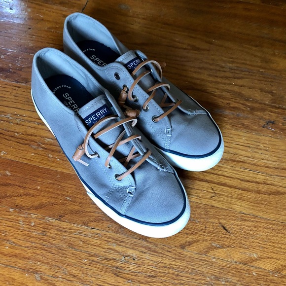 Gray Sperry Topsiders - Picture 1 of 6